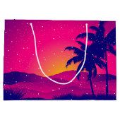 Sneeuwsneeuw voor feestdagen herfst  groot cadeauzakje (Achterkant)