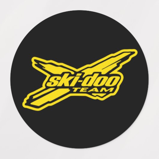 Sneeuwsportploeg Labels (Design 2)