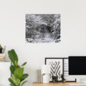 Sneeuwstappen Poster (Thuiskantoor)