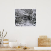 Sneeuwstappen Poster (Keuken)