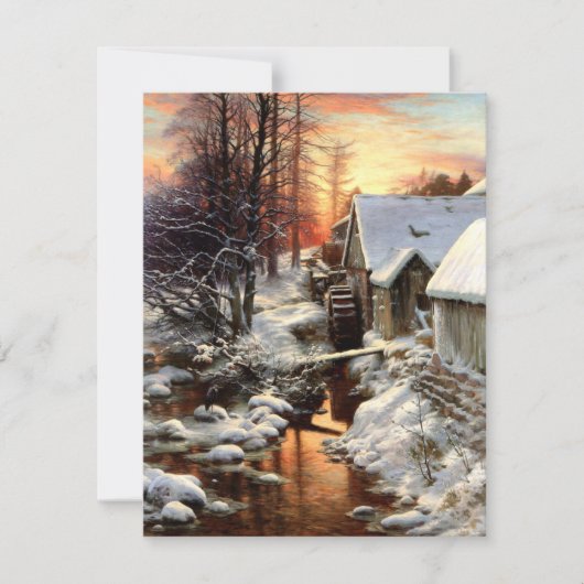 Sneeuwstilte van Joseph Farquharson Kaart (Voorkant)