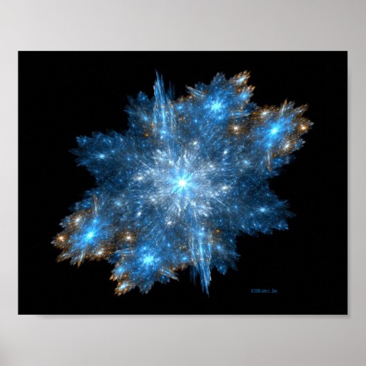 Sneeuwstorm (10x8) poster (Voorkant)