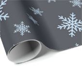 Sneeuwstorm bij nacht cadeaupapier (Rol Hoek)