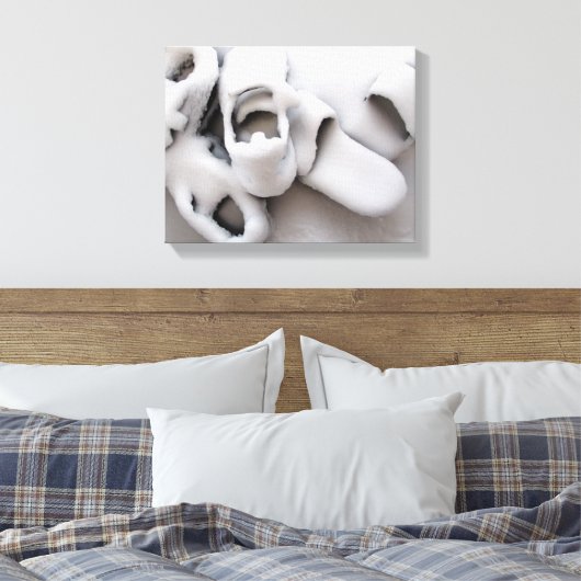 Sneeuwstorm, Boston, 11x14 Canvas Print (Insitu (Slaapkamer))