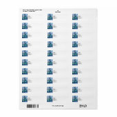 Sneeuwstorm Etiket (Full Sheet)