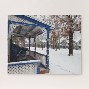 SneeuwStorm in Cottage City - Martha's wijngaard Legpuzzel
