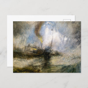 SneeuwStorm JMW Turner Briefkaart