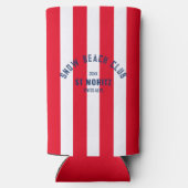 Sneeuwstrandclub Red Cabana Stripe Winter (Achterkant)