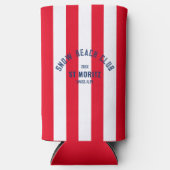 Sneeuwstrandclub Red Cabana Stripe Winter (Voorkant)