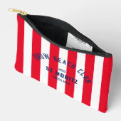 Sneeuwstrandclub Red Cabana Stripe Winter Etui (Open)
