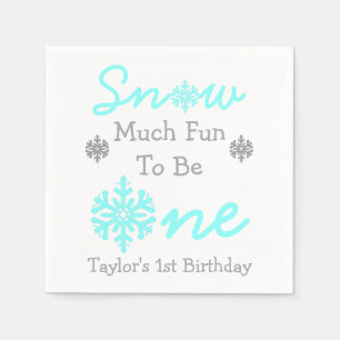 Sneeuwt veel vun om er eentje te zijn servet