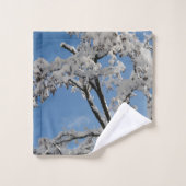 Sneeuwtakken #1 #winter #wall #art bad handdoek (Wasdoekje)