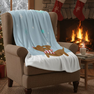 Sneeuwteckel Wiener Wonderland Blanket Fleece Deken