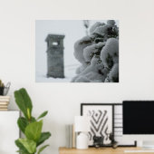 Sneeuwtijd afdrukken poster (Thuiskantoor)