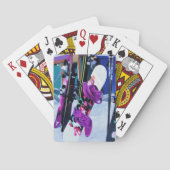 Sneeuwtijd - Snowboards en Skis Pokerkaarten (Achterkant)