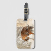 sneeuwtijgers bagagelabel (Voorkant (verticaal))