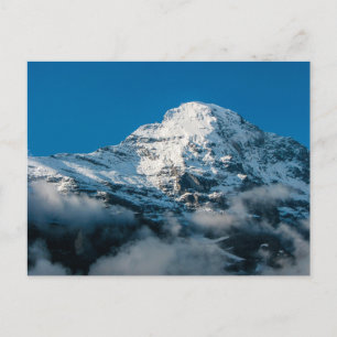 Sneeuwtoppen in de bergen van Jungfrau - Briefkaar Briefkaart