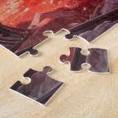  sneeuwtrein legpuzzel (Zijkant)