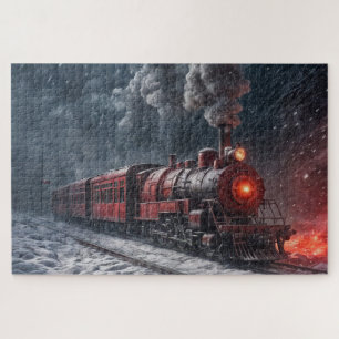  sneeuwtrein legpuzzel