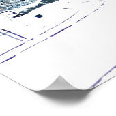 Sneeuwtrein Poster (Hoek)