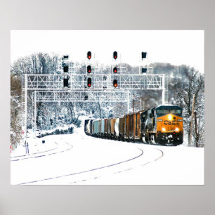 Sneeuwtrein Poster