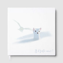 Sneeuwuil en een witte wezel