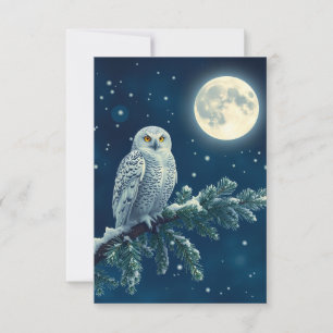 Sneeuwuil leuke kerstkaart