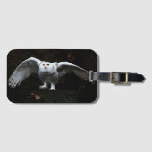 Sneeuwuil met open vleugels BC LTCNM Bagagelabel (Voorkant (horizontaal))