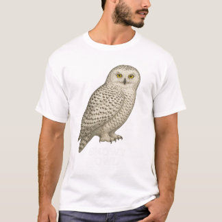 Sneeuwuil T-shirt: Roofdierontwerp voor natuur T-shirt
