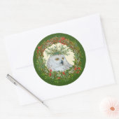 Sneeuwuil vakantie stickers (Envelop)