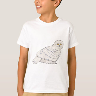 Sneeuwuil vogelsoort natuur kunst t-shirt