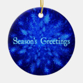 Sneeuwuitbarsting Keramisch Ornament (Voorkant)