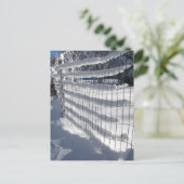 sneeuwval ~ briefkaart (Staand voorkant)