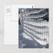sneeuwval ~ briefkaart (Voorkant / Achterkant)