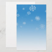 Sneeuwval Briefpapier (Voorkant / Achterkant)