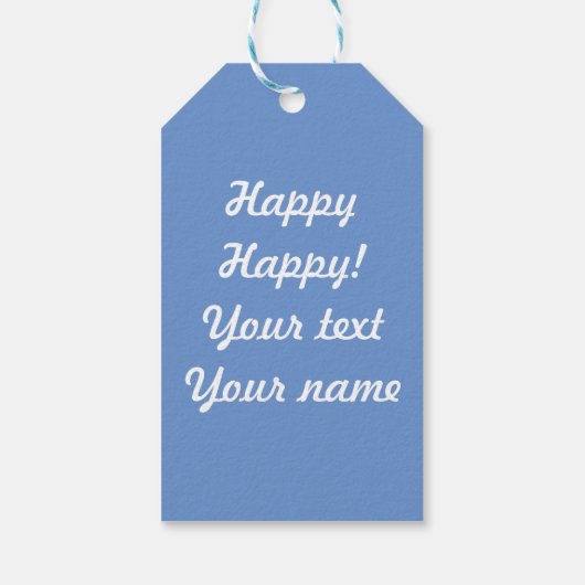 Sneeuwval Cadeaulabel (Achterkant)