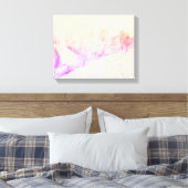 Sneeuwval Canvas Print (Insitu (Slaapkamer))
