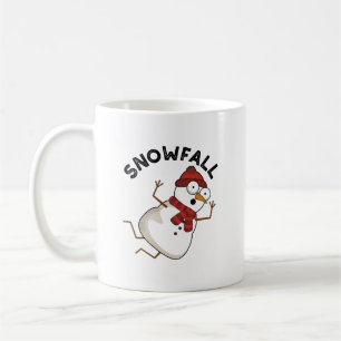 Sneeuwval Grappige Sneeuwpop Koffiemok