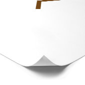 Sneeuwval Grappige Sneeuwpop Poster (Hoek)