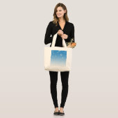 Sneeuwval Grote Tote Bag (Voorkant (model))