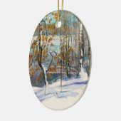 Sneeuwval Keramisch Ornament (Links)