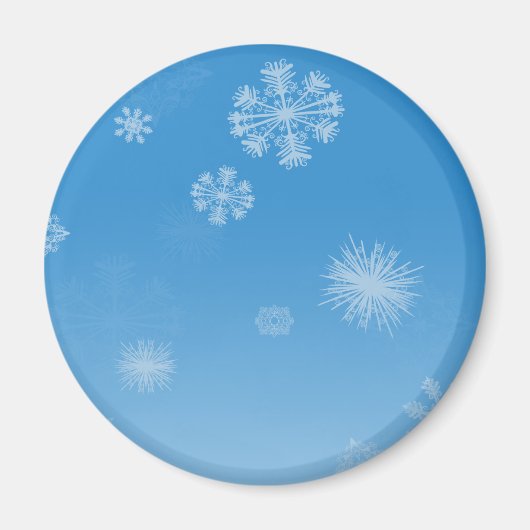 Sneeuwval Magneet (Voorkant)