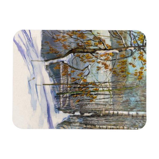 Sneeuwval Magneet (Horizontaal)