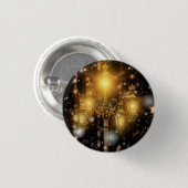 Sneeuwval op de lamp ronde button 3,2 cm (Voorkant /achterkant)