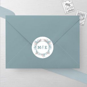 Sneeuwval Varen Winter Bruiloft Sticker