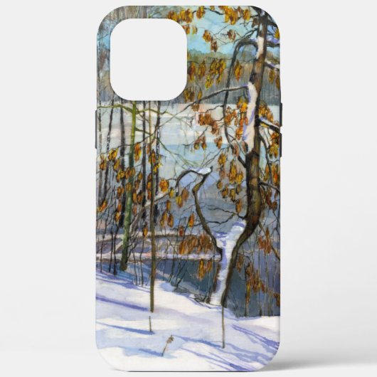 Sneeuwval Waterverf Case-Mate iPhone Case (Achterkant)