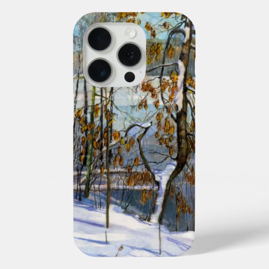 Sneeuwval Waterverf Case-Mate iPhone Case (Achterkant)