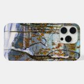 Sneeuwval Waterverf iPhone Hoesje (Achterkant horizontaal)