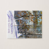 Sneeuwval Waterverf Legpuzzel (Horizontaal)