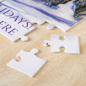 Sneeuwval Waterverf Legpuzzel (Zijkant)